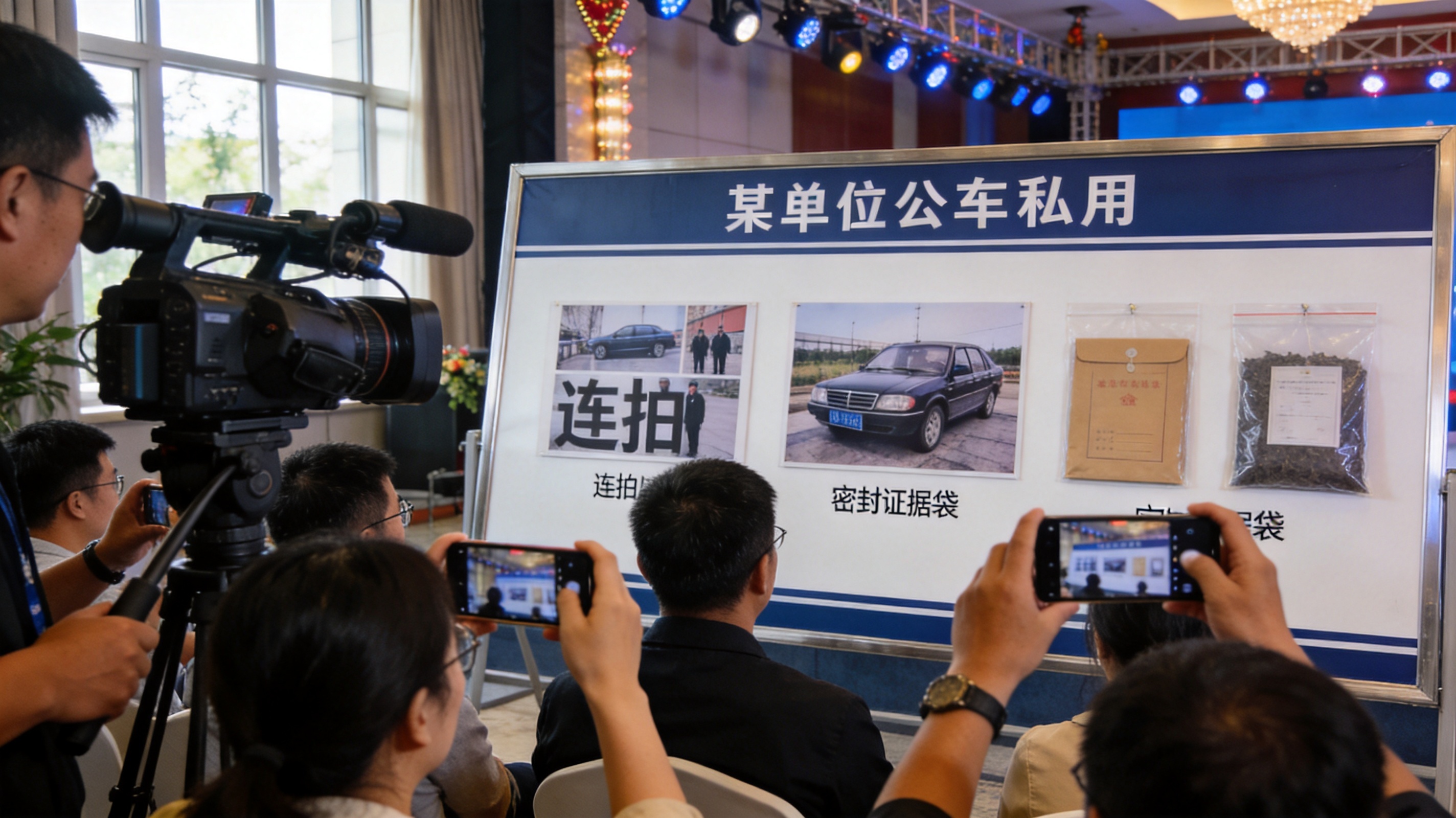 某单位公车私用被拍